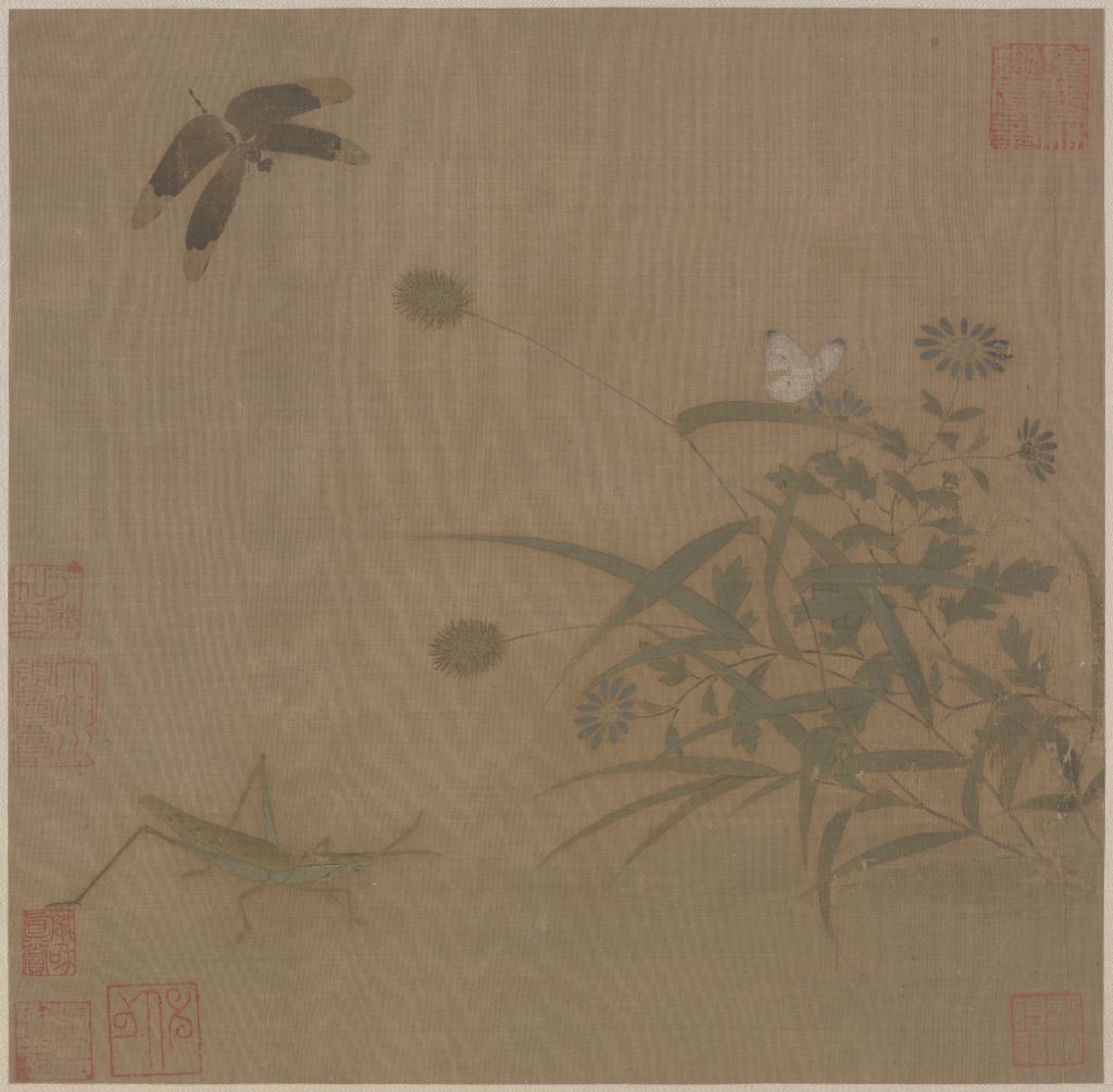 图片[1]-Sketch the grass and insect picture page-China Archive